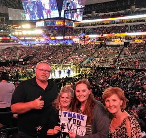 Aletha H. attended UFC 228 - Mixed Martial Arts on Sep 8th 2018 via VetTix 