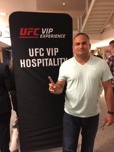 Jose attended UFC 228 - Mixed Martial Arts on Sep 8th 2018 via VetTix 