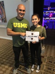 Jeffrey attended UFC 228 - Mixed Martial Arts on Sep 8th 2018 via VetTix 