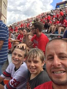 Patrick attended Ohio State Buckeyes vs. Rutgers Scarlet Knights - NCAA Football on Sep 8th 2018 via VetTix 