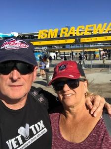 Robert attended Can-am 500 - Ism Raceway on Nov 11th 2018 via VetTix 