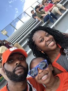 Frank attended Georgia Tech vs. Clemson - NCAA Football on Sep 22nd 2018 via VetTix 