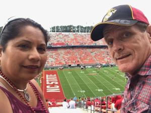 David attended NC State Wolfpack vs. Boston College - NCAA Football - Time Tba on Oct 6th 2018 via VetTix 