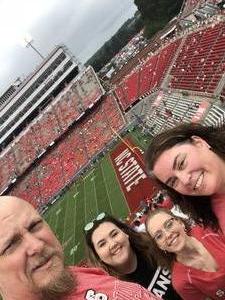 William attended NC State Wolfpack vs. Boston College - NCAA Football - Time Tba on Oct 6th 2018 via VetTix 