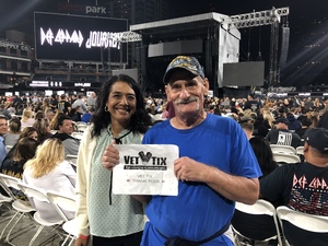 Thomas attended Live Nation Presents Def Leppard / Journey - Pop on Sep 23rd 2018 via VetTix 
