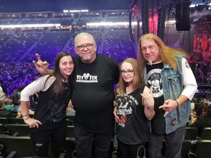 Donald attended Deep Purple/judas Priest at the Pepsi Center on Sep 23rd 2018 via VetTix 