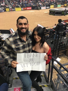 Allen attended 2018 Professional Bull Riders World Finals 25th PBR Unleash the Beast - Day Two on Nov 8th 2018 via VetTix 
