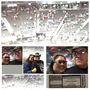 Veronica attended 2018 Professional Bull Riders World Finals 25th PBR Unleash the Beast - Day Two on Nov 8th 2018 via VetTix 