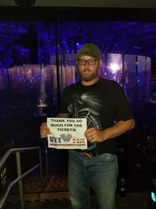 Chip attended Justin Timberlake - the Man of the Woods Tour - Pop on Sep 25th 2018 via VetTix 