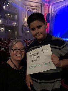 Tracy attended Lord of the Dance - Dangerous Games - Dance on Oct 20th 2018 via VetTix 