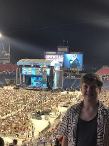 Kendra attended Ed Sheeran: 2018 North American Stadium Tour - Pop on Oct 6th 2018 via VetTix 