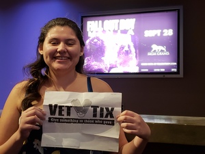Victoria attended Fall Out Boys on Sep 28th 2018 via VetTix 