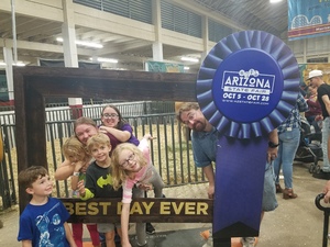Isaac attended Arizona State Fair Armed Forces Day - Tickets Are Only Good for Oct. 19 - *See Notes on Oct 19th 2018 via VetTix 