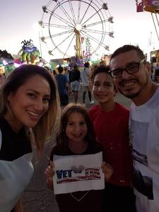 Eustacio attended Arizona State Fair Armed Forces Day - Tickets Are Only Good for Oct. 19 - *See Notes on Oct 19th 2018 via VetTix 