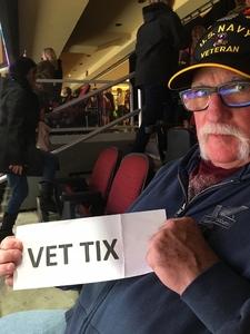 Robert attended Arizona Coyotes vs. Buffalo Sabres - NHL on Oct 13th 2018 via VetTix 