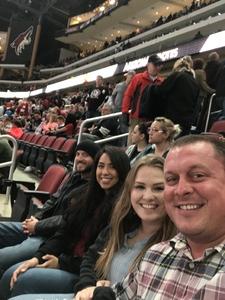 Brandon attended Arizona Coyotes vs. Buffalo Sabres - NHL on Oct 13th 2018 via VetTix 