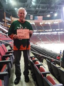 gary attended Arizona Coyotes vs. Buffalo Sabres - NHL on Oct 13th 2018 via VetTix 
