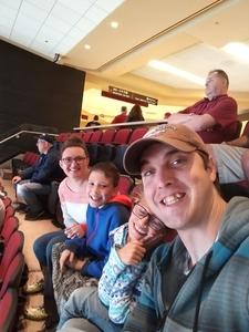 Zachary attended Arizona Coyotes vs. Buffalo Sabres - NHL on Oct 13th 2018 via VetTix 