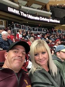 Rob attended Arizona Coyotes vs. Buffalo Sabres - NHL on Oct 13th 2018 via VetTix 