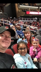 Jim K attended Arizona Coyotes vs. Buffalo Sabres - NHL on Oct 13th 2018 via VetTix 