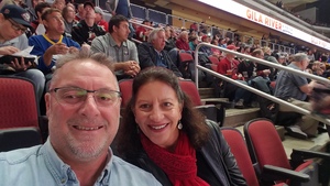Leonard attended Arizona Coyotes vs. Buffalo Sabres - NHL on Oct 13th 2018 via VetTix 