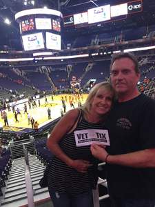 Steven attended Phoenix Suns vs. Portland Trail Blazers - NBA on Oct 5th 2018 via VetTix 