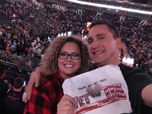 Brett attended Phoenix Suns vs. Portland Trail Blazers - NBA on Oct 5th 2018 via VetTix 