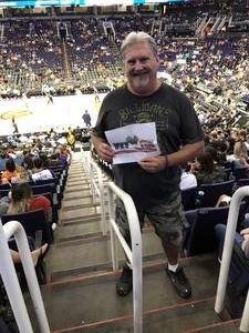 James attended Phoenix Suns vs. Portland Trail Blazers - NBA on Oct 5th 2018 via VetTix 
