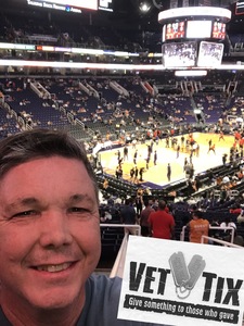 Glenn attended Phoenix Suns vs. Portland Trail Blazers - NBA on Oct 5th 2018 via VetTix 