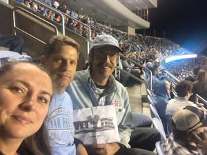 David attended North Carolina Tar Heels vs. Virginia Tech Hokies - NCAA Football on Oct 13th 2018 via VetTix 