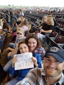 Vincent attended Wmzq Fall Fest Featuring Lady Antebellum and Darius Rucker - Country on Oct 6th 2018 via VetTix 