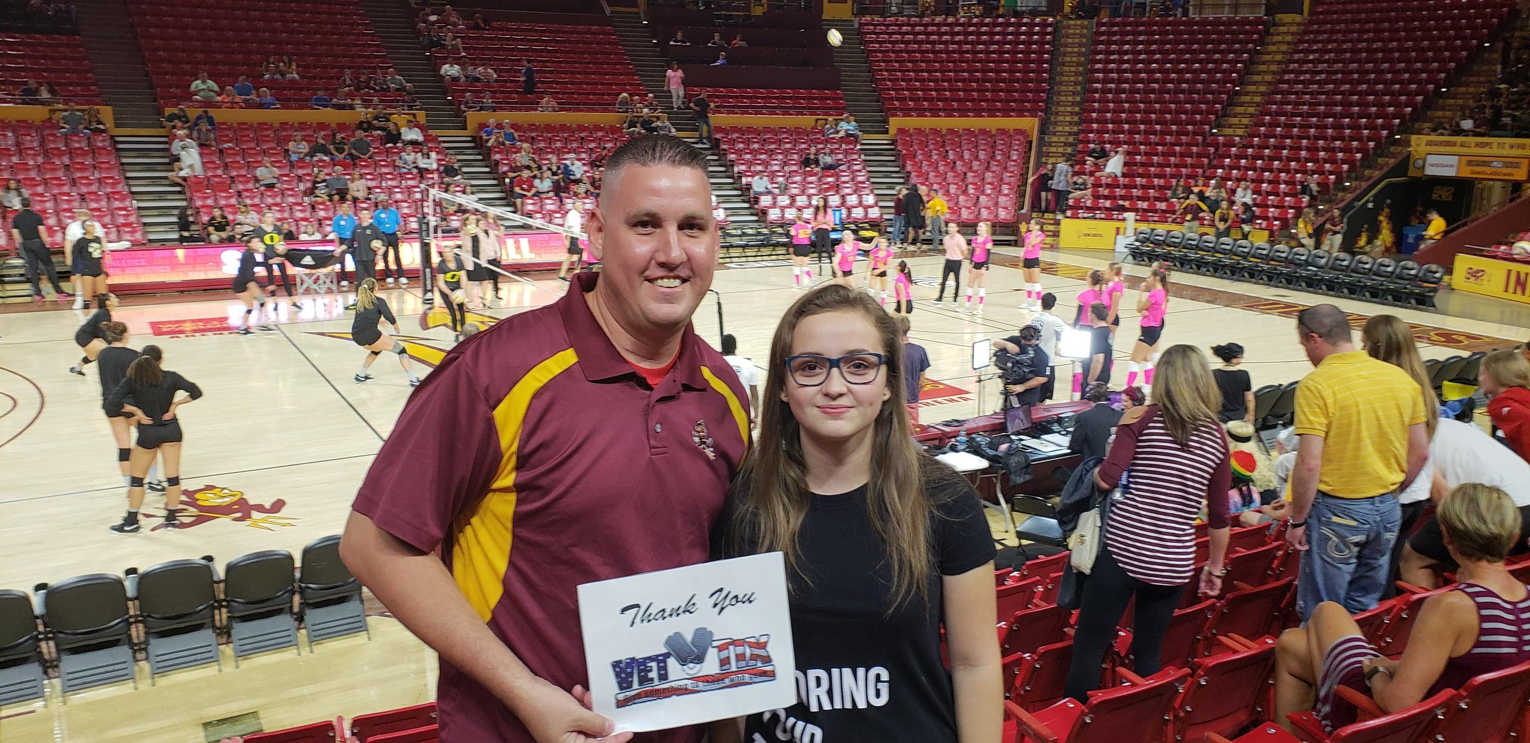 Honor Row - Arizona State Sun Devils vs. Oregon - NCAA Women's Volleyball