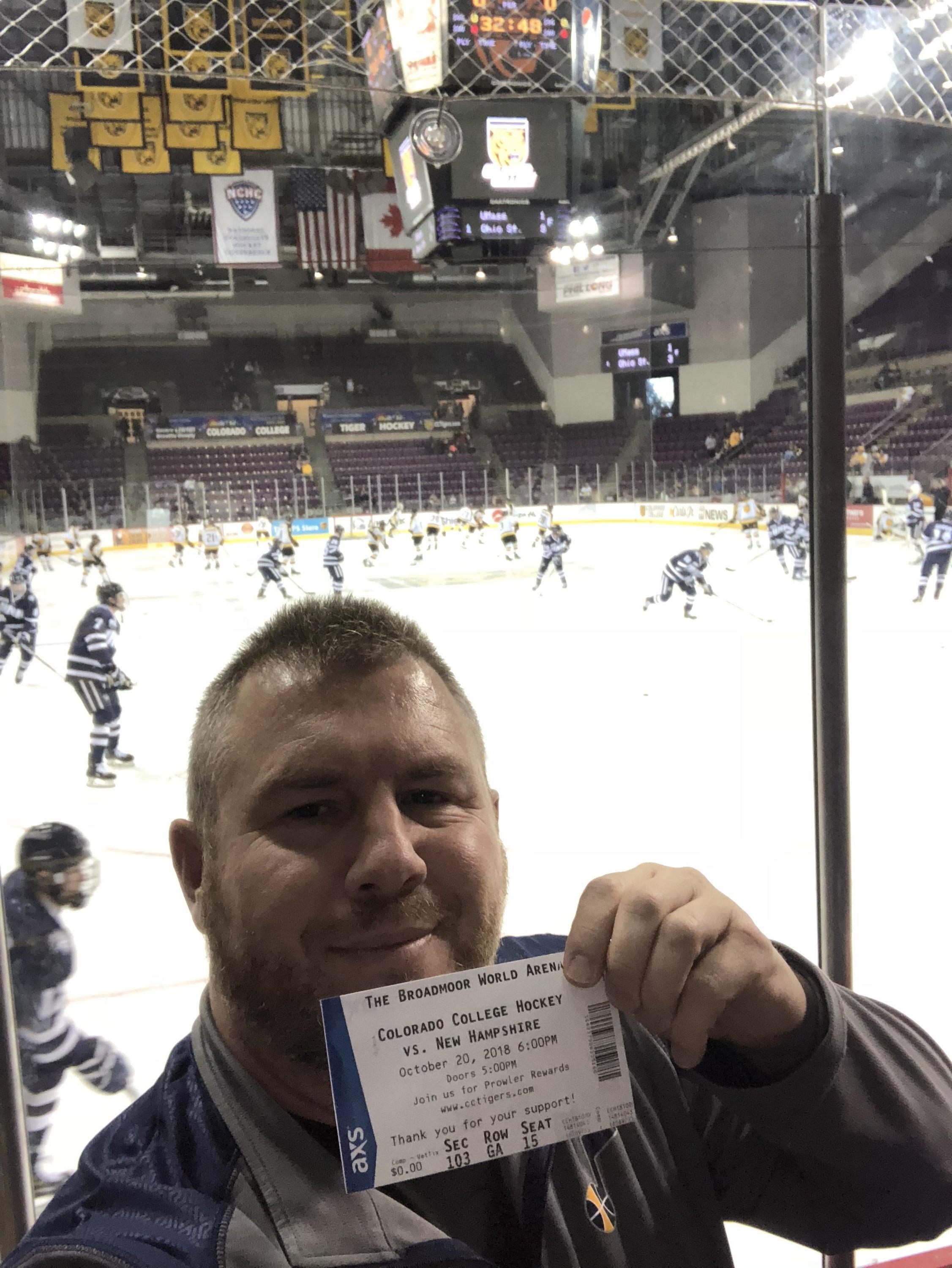 Colorado College Tigers vs. New Hampshire - NCAA Hockey