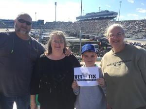 Darrell attended 2018 Martinsville Speedway First Data 500 on Oct 28th 2018 via VetTix 