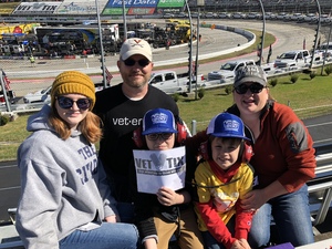 Dennis attended 2018 Martinsville Speedway First Data 500 on Oct 28th 2018 via VetTix 