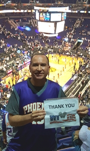 Manuel attended Phoenix Suns vs. Dallas Mavericks - NBA on Oct 17th 2018 via VetTix 
