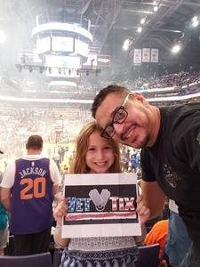 Eustacio attended Phoenix Suns vs. Dallas Mavericks - NBA on Oct 17th 2018 via VetTix 