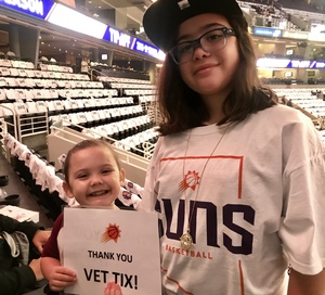 Jeffery attended Phoenix Suns vs. Dallas Mavericks - NBA on Oct 17th 2018 via VetTix 
