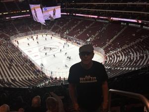 David attended Arizona Coyotes vs. Vancouver Canucks - NHL on Oct 25th 2018 via VetTix 