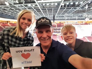 Steven attended Arizona Coyotes vs. Vancouver Canucks - NHL on Oct 25th 2018 via VetTix 