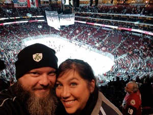 Adam attended Arizona Coyotes vs. Vancouver Canucks - NHL on Oct 25th 2018 via VetTix 