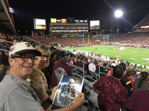 Tom attended Arizona State Sun Devils vs. Stanford - NCAA Football on Oct 18th 2018 via VetTix 