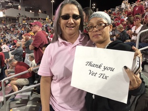 Leilani attended Arizona State Sun Devils vs. Stanford - NCAA Football on Oct 18th 2018 via VetTix 