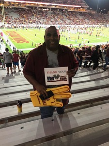 Ken attended Arizona State Sun Devils vs. Stanford - NCAA Football on Oct 18th 2018 via VetTix 