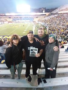 John Zinzow attended West Virginia Mountaineers vs. Baylor Bears - NCAA Football on Oct 25th 2018 via VetTix 
