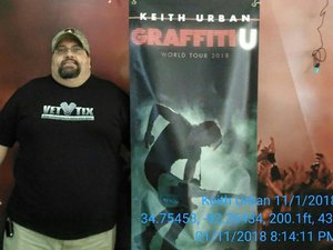 Robert attended Keith Urban: Graffiti U World Tour - Country on Nov 1st 2018 via VetTix 