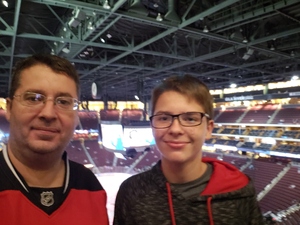Scott attended Arizona Coyotes vs. Ottawa Senators - NHL on Oct 30th 2018 via VetTix 