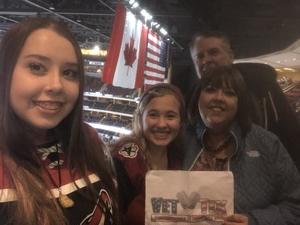 David attended Arizona Coyotes vs. Ottawa Senators - NHL on Oct 30th 2018 via VetTix 