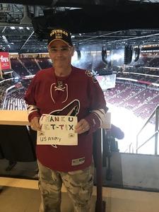 gary attended Arizona Coyotes vs. Ottawa Senators - NHL on Oct 30th 2018 via VetTix 