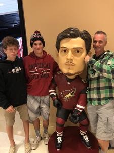 Emmett attended Arizona Coyotes vs. Ottawa Senators - NHL on Oct 30th 2018 via VetTix 